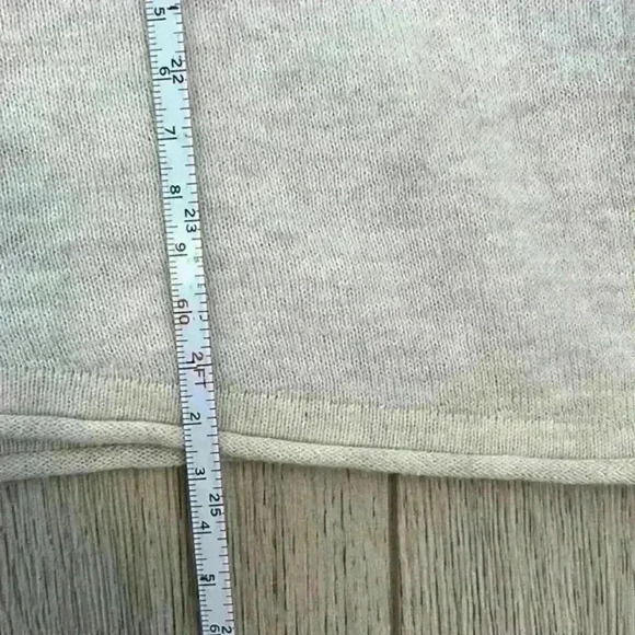 Belldini Cream Long Sleeve Top with Mesh Back Size S - Picture 10 of 11